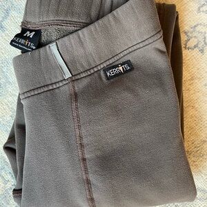 Kerrits Womens Fleece Lined Knee Patch Riding Tights GUC